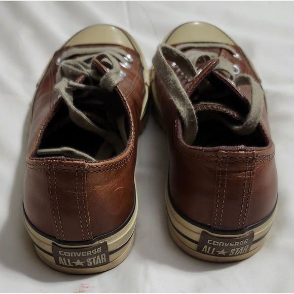 Converse Chuck Taylor All Star City Trek Brown Leather Low Top Sneakers 141969C - Picture 8 of 8